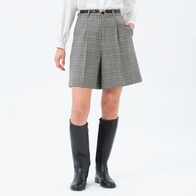 ＜MACKINTOSH PHILOSOPHY (Women)＞チェックツイードハーフパンツ（Ｈ５Ｒ１１６３４＿＿）