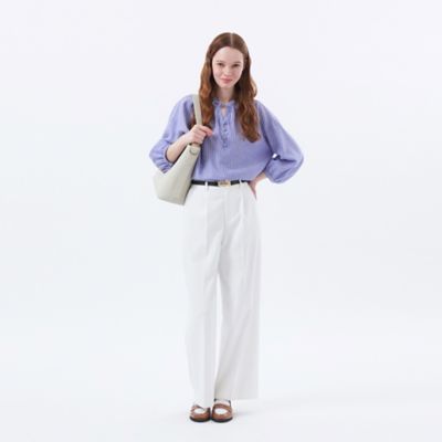【２０２５年春夏モデル】ＤＲＹ　ＯＸＦＯＲＤ　ワイドパンツ（Ｈ５Ｒ２０５８１＿＿）