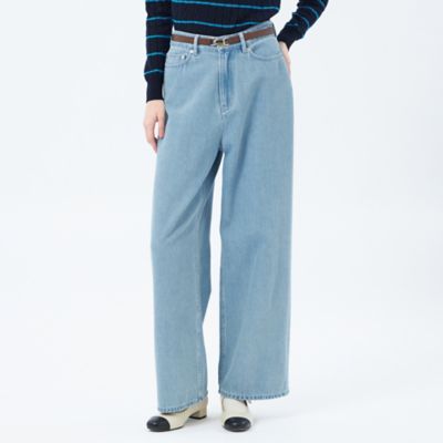 ＜MACKINTOSH PHILOSOPHY (Women)＞【ＬＥＥ１１月号掲載／蛯原友里さん着用】コットンワイドデニムパンツ（Ｈ５Ｒ２２６６７＿＿）