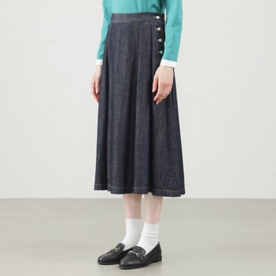 マッキントッシュフィロソフィー　デニムスカート コットンリネンデニムスカート(スカート)｜MACKINTOSH