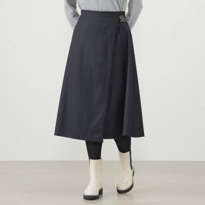 ＜MACKINTOSH PHILOSOPHY (Women)＞ウールキルトスカート（Ｈ５Ｓ０７２４９＿＿）