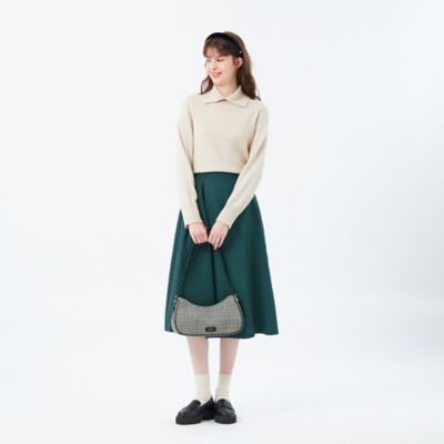 グロッシーサイドドレープスカート（H5S07675＿＿