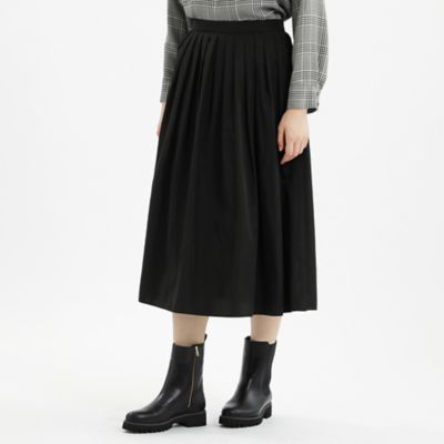 ＜MACKINTOSH PHILOSOPHY (Women)＞ハイカウントタフタタックスカート（Ｈ５Ｓ１６２３５＿＿）