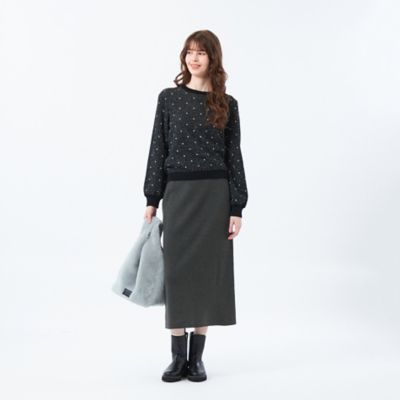 限定値下げ！８万円→マッキントッシュスカート ドットジャガードタックスカート(スカート)｜MACKINTOSH