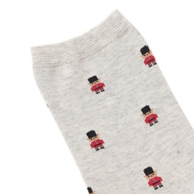 【ＷＥＢ＆一部店舗限定】バッキンガムベア　総柄ソックス（Ｈ５Ｘ１０５９１＿＿）