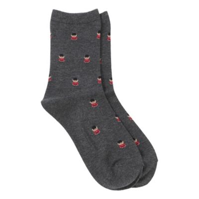 【ＷＥＢ＆一部店舗限定】バッキンガムベア　総柄ソックス（Ｈ５Ｘ１０５９１＿＿）