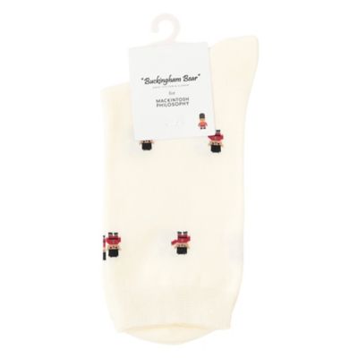 ＜MACKINTOSH PHILOSOPHY (Women)＞【ＷＥＢ＆一部店舗限定】バッキンガムベアクルーソックス（Ｈ５Ｘ９０６９７＿＿）