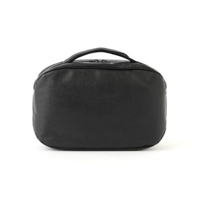 【美品】ポールスチュアート 2way ビジネスバッグ レザー シボ革 ブラック シボ革クラウドバッグ（J1156651＿＿） | Paul Stuart