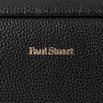 【美品】ポールスチュアート 2way ビジネスバッグ レザー シボ革 ブラック シボ革クラウドバッグ（J1156651＿＿） | Paul Stuart