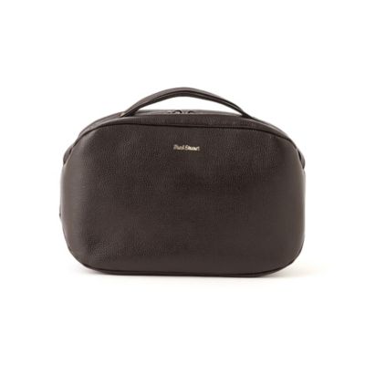 【美品】ポールスチュアート 2way ビジネスバッグ レザー シボ革 ブラック 美品】ポールスチュアート 2way ビジネスバッグ レザー シボ革