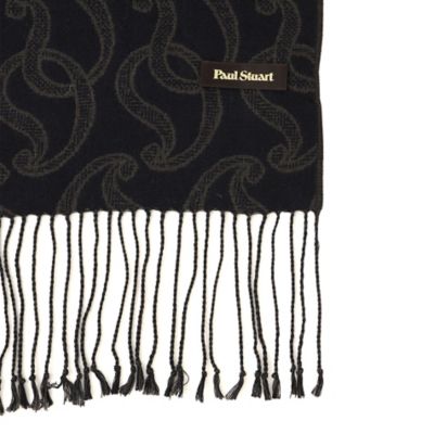 新品・未使用⭐️Paul Stuart マフラー　ペイズリー柄　① 新品・未使用⭐️Paul Stuart マフラー ペイズリー柄 ① セール