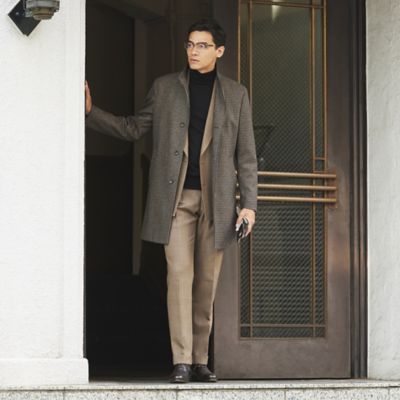 最低価格の WELLDER 20AW ウールカシミヤフーデッドコート Coat Hooded ...