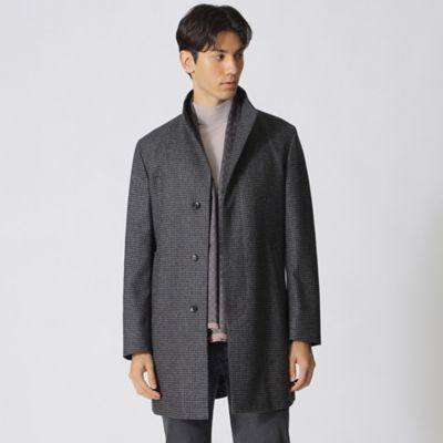 Nikkei magazine掲載】カシミヤ混スタンドカラーコート