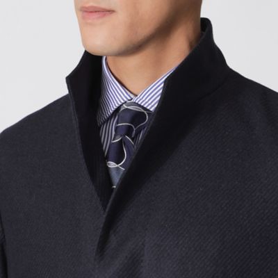 HOUSTON】カシミヤ混スタンドカラーコート