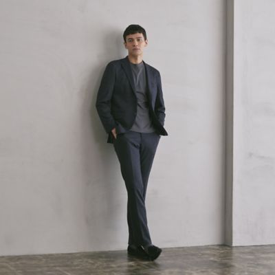 【Ｎｉｋｋｅｉ　ｍａｇａｚｉｎｅ掲載】へリンボンミルドジャージー／セットアップ対応（Ｊ１Ｄ７２４３３＿＿）