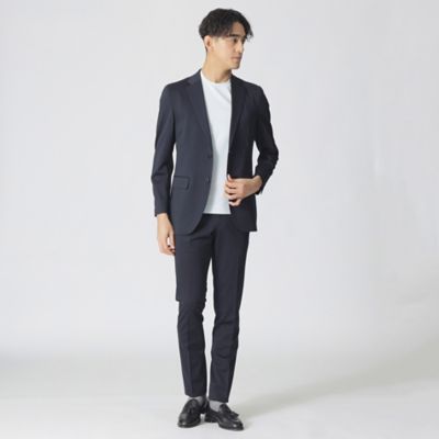 【Ｎｉｋｋｅｉ　ｍａｇａｚｉｎｅ掲載】【ＳＴＵＡＲＴ’Ｓ　ＴＲＡＶＥＬＥＲ】ハイゲージアクアツイスト千鳥ジャージージャケット（セットアップ対