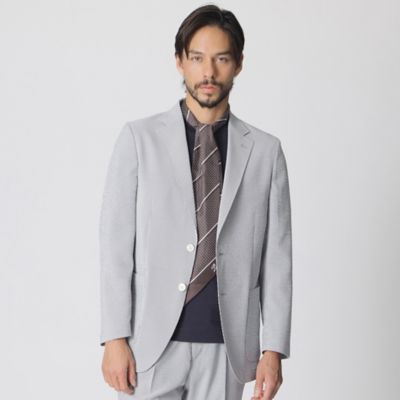 ＜Paul Stuart (Men)＞「ＳＴＵＡＲＴ’Ｓ　ＴＲＡＶＥＬＥＲ」フロータブルサッカーストライプジャケット（水をはじきやすい）（セットアップ対応）（Ｊ１Ｄ７５３６３＿＿