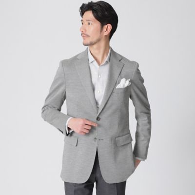 コットンラミーハウンドトゥースジャージジャケット（Ｊ１Ｄ９６１４１＿＿）