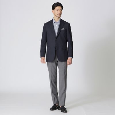【ＥＡＳＴＧＡＴＥ　ＭＯＤＥＬ】ネイビーシングルブレストジャケット（Ｊ１Ｄ９６３８２＿＿）