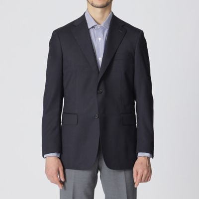 【ＥＡＳＴＧＡＴＥ　ＭＯＤＥＬ】ネイビーシングルブレストジャケット（Ｊ１Ｄ９６３８２＿＿）