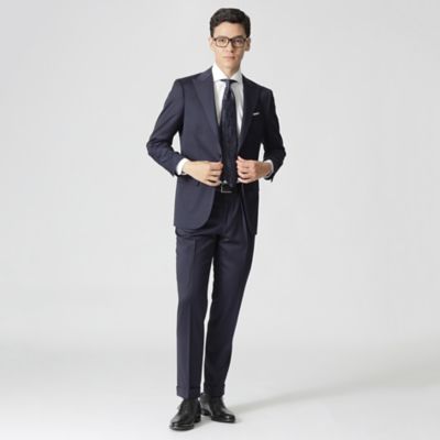 【アマルフィ】尾州 ラッセル セットアップスーツ L 定価66,000円 アマルフィ様専用】尾州 ラッセル セットアップスーツ L 定価66,