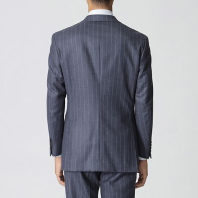 「ＢＡＫＥＲ　ＭＯＤＥＬ」　カレッジフラノ　ストライプ柄スーツ（Ｊ１Ｈ２３４５５Ｌ＿）