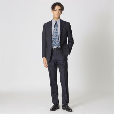 【Ｎｉｋｋｅｉ　ｍａｇａｚｉｎｅ掲載】【ＢＡＫＥＲ　ＭＯＤＥＬ】シャドウフェイドストライプ柄スーツ（Ｊ１Ｈ２３５１３Ｌ＿）