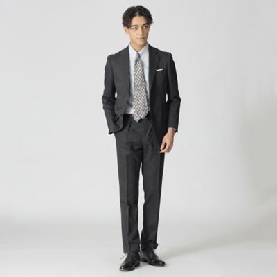 【Ｎｉｋｋｅｉ　ｍａｇａｚｉｎｅ掲載】【ＢＡＫＥＲ　ＭＯＤＥＬ】シャドウフェイドストライプ柄スーツ（Ｊ１Ｈ２３５１３Ｌ＿）