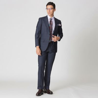 ボールスチュアート　チェック柄　３ピーススーツ ポール・スチュアート(Paul Stuart) メンズスーツ | 通販・人気