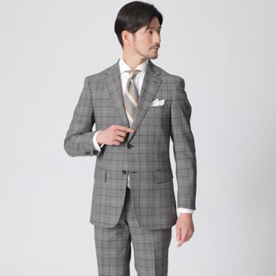 ＜Paul Stuart (Men)＞【ＥＡＳＴＧＡＴＥ　ＭＯＤＥＬ】ウールモヘヤグレナカートチェックスーツ（Ｊ１Ｈ３０１６３Ｌ＿）