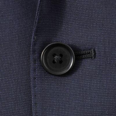 「ＧＬＯＢＡＬ　ＭＯＤＥＬ」Ａｄｊｕｓｔａｂｌｅ　Ｆｉｔ　ピンチェックハイストレッチスーツ（Ｊ１Ｈ９９４５６＿＿）