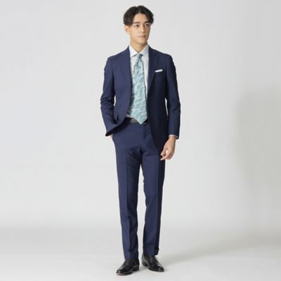 【Ｎｉｋｋｅｉ　ｍａｇａｚｉｎｅ掲載】【ＧＬＯＢＡＬ　ＭＯＤＥＬ】トロピカルストライプスーツ（Ｊ１Ｈ９９５０７Ｌ＿）