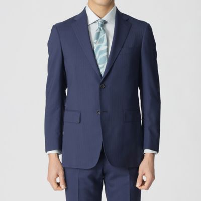 【Ｎｉｋｋｅｉ　ｍａｇａｚｉｎｅ掲載】【ＧＬＯＢＡＬ　ＭＯＤＥＬ】トロピカルストライプスーツ（Ｊ１Ｈ９９５０７Ｌ＿）
