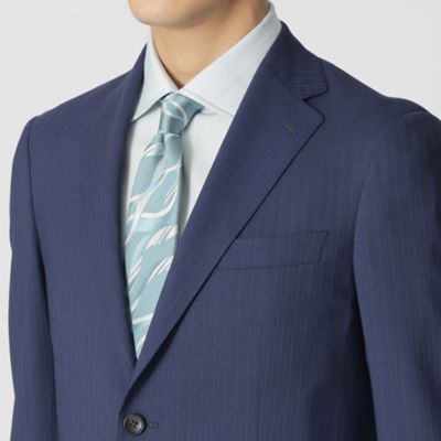 【Ｎｉｋｋｅｉ　ｍａｇａｚｉｎｅ掲載】【ＧＬＯＢＡＬ　ＭＯＤＥＬ】トロピカルストライプスーツ（Ｊ１Ｈ９９５０７Ｌ＿）