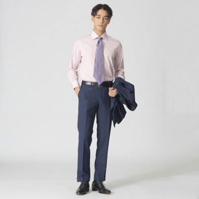 【Ｎｉｋｋｅｉ　ｍａｇａｚｉｎｅ掲載】ストライプ柄ドレスシャツ（Ｊ１Ｌ０６５２２＿＿）