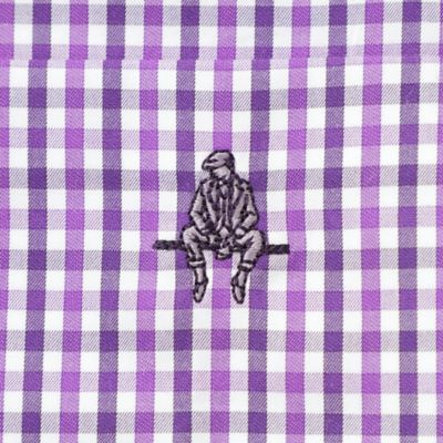 コットンツイルツートンチェックボタンダウンシャツ（Ｊ１Ｍ０２１６１＿＿）