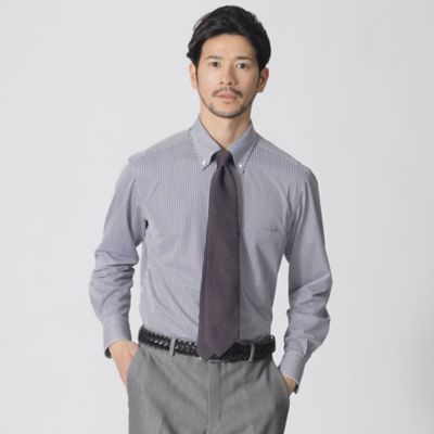 ＜Paul Stuart (Men)＞「ＳＴＵＡＲＴ’Ｓ　ＴＲＡＶＥＬＥＲ」ポリエステルジャージプリントストレッチシャツ（Ｊ１Ｍ０２３１３＿＿）