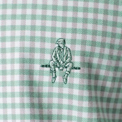 ブラッシュドギンガムチェック柄シャツ（Ｊ１Ｍ０２４１８＿＿）