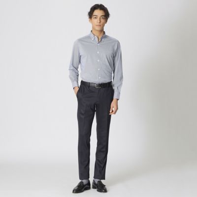 【Ｎｉｋｋｅｉ　ｍａｇａｚｉｎｅ掲載】「Ｓｔｕａｒｔ’ｓ　Ｔｒａｖｅｌｅｒ」　ストライププリント　ストレッチシャツ（Ｊ１Ｍ０２５３１＿＿）