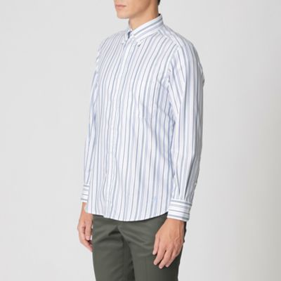 マルチストライプ柄ボタンダウンシャツ（J1M02646＿＿