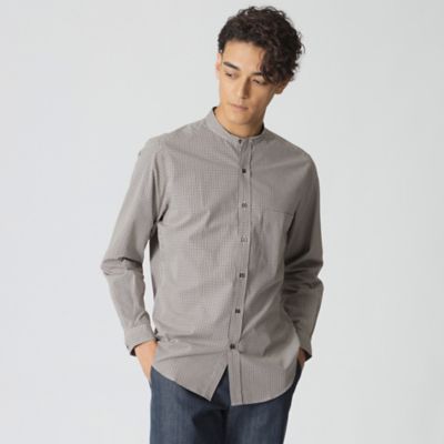 th products ティーエイチプロダクツ バンドカラーシャツ Product Twelve シャツ T/E(ティーイー) フレンチ グランパ