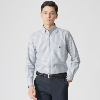 ＜Paul Stuart (Men)＞コットンオックスストライプフライＢＤシャツ（Ｊ１Ｍ０９２３０＿＿）