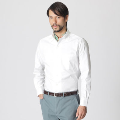 ＜Paul Stuart (Men)＞ロイヤルピンオックスフライＢＤシャツ（Ｊ１Ｍ０９３１４＿＿）