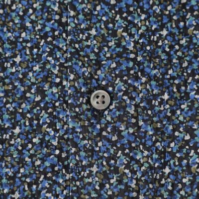 ミニフラワープリント　ミラクルウェーブ半袖シャツ（Ｊ１Ｍ３２５４５＿＿）