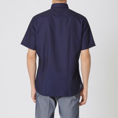 【高通気／クールビズ】シャンブレーメッシュ半袖シャツ（Ｊ１Ｍ３２５５０＿＿）