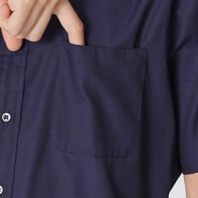 【高通気／クールビズ】シャンブレーメッシュ半袖シャツ（Ｊ１Ｍ３２５５０＿＿）