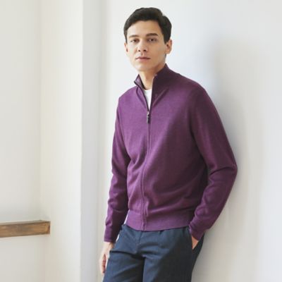 【未使用】Paul Stuart フルジップ　カーディガン 未使用】Paul Stuart フルジップカーディガン