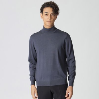 【Ｎｉｋｋｅｉ　ｍａｇａｚｉｎｅ掲載】【Ｗａｓｈａｂｌｅ】ハイネックセーター（Ｊ１Ｎ０２００１＿＿）