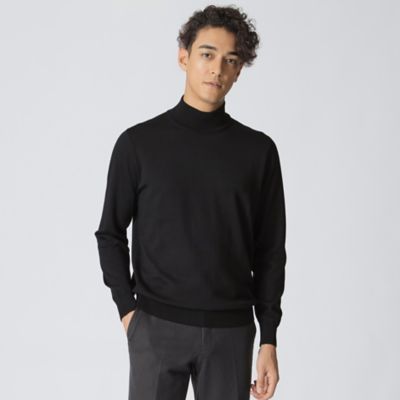 【Ｎｉｋｋｅｉ　ｍａｇａｚｉｎｅ掲載】【Ｗａｓｈａｂｌｅ】ハイネックセーター（Ｊ１Ｎ０２００１＿＿）