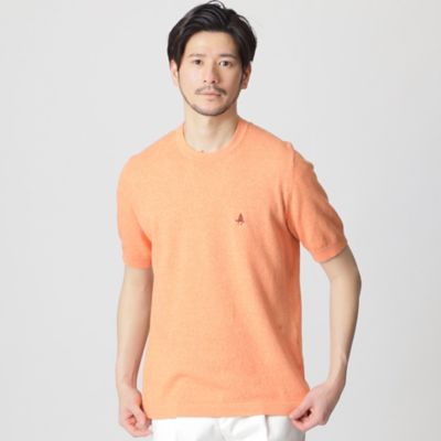 ＜Paul Stuart (Men)＞メランジカラーコットンニットＴシャツ（Ｊ１Ｎ０６１４０＿＿）